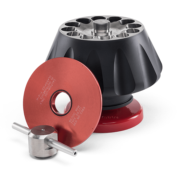 Type 50.2Ti 定角转子, 50.000 rpm, 302.000 x g, 12 x 39 mL